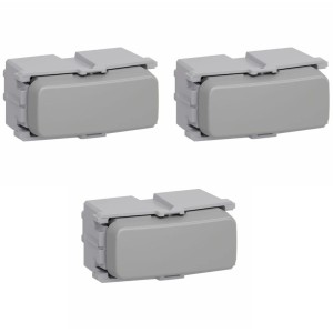 KIT C/3 MÓDULOS WEG COMPOSÉ INTERRUPTOR PARALELO CINZA