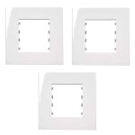 KIT C/3 PLACAS MARGIRIUS SLEEK MÓVEL 80X80MM BRANCA KIT C/3 PLACAS MARGIRIUS SLEEK MÓVEL 80X80MM BRANCA