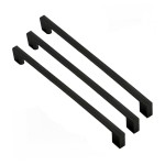 KIT C/3 PUXADOR MÓVEIS RIGORE PRETO 160MM KIT C/3 PUXADOR MÓVEIS RIGORE PRETO 160MM