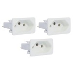 KIT C/3 TOMADA MARGIRIUS TPA/CAIXA MESA 20A S/FIO BRANCO KIT C/3 TOMADA MARGIRIUS TPA/CAIXA MESA 20A S/FIO BRANCO