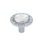 KIT C/3 PUXADOR MÓVEIS PONTO TRENTINO REDONDO 30MM CROMADO