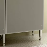 KIT C/4 PÉS MÓVEIS METAL CÓRSIA 100MM CROMADO KIT C/4 PÉS MÓVEIS METAL CÓRSIA 100MM CROMADO