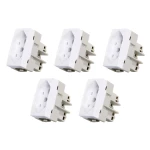 KIT C/5 MÓDULOS MARGIRIUS SLEEK TOMADA 2P+T 20A BRANCO KIT C/5 MÓDULOS MARGIRIUS SLEEK TOMADA 2P+T 20A BRANCO