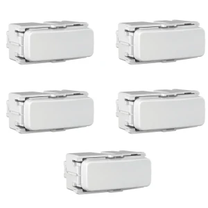 KIT C/5 MÓDULOS WEG COMPOSÉ INTERRUPTOR PARALELO BRANCO