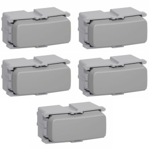 KIT C/5 MÓDULOS WEG COMPOSÉ INTERRUPTOR PARALELO CINZA