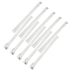 KIT C/5 PARES CORREDIÇA BRANCA 500MM - COMUM