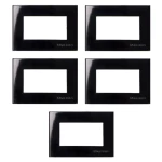 KIT C/5 PLACAS MARGIRIUS SLEEK MÓVEL 65X45MM PRETO KIT C/5 PLACAS MARGIRIUS SLEEK MÓVEL 65X45MM PRETO