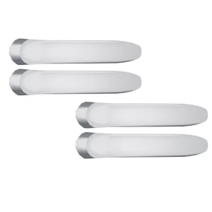 KIT COM 2 PARES MAÇANETAS STAM /11 CROMADA