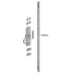 KIT CREMONA COM 1 VARA 120CM INOX