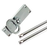 KIT CREMONA COM 2 VARAS DE 120CM - CROMADO