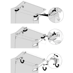 KIT DOBRADIÇA SISTEMA AVENTOS HF CLIP TOP 78Z5530T23