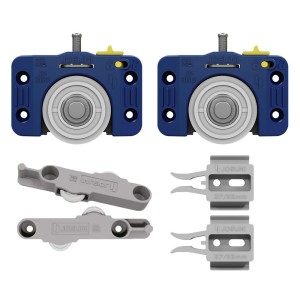 KIT C/10 JP360 JOELINI PORTA CORRER SOBREPOR FOLGA ZERO 60KG