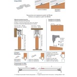 KIT RO-82 ROMETAL PORTA MDF MAX TOP MÉDIO 40-80KG