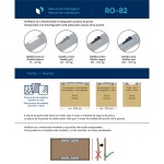 KIT RO-82 ROMETAL PORTA MDF STANDARD PESADO 80-100KG
