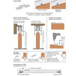 KIT RO-82 ROMETAL PORTA MDF TOP LEVE 15-40KG