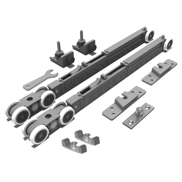 KIT RO-82 ROMETAL PORTA MDF TOP LEVE 15-40KG