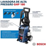 LAVADORA DE ALTA PRESSÃO BOSCH GHP 180 1500W 220V