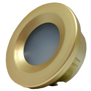 LED EMBUTIR MÓVEIS CIRCULAR 35MM SMALLMOB 6000K DOURADO