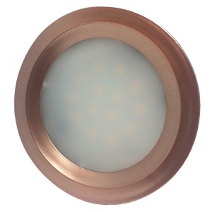 LED EMBUTIR MÓVEIS CIRCULAR 60MM VASTMOB 3000K BRONZE