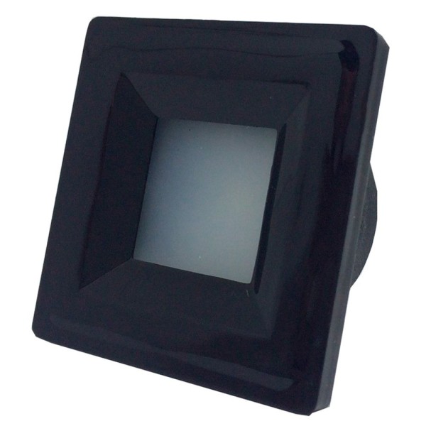 LED EMBUTIR MÓVEIS QUADRADA 35MM SMALLMOB 6000K PRETA