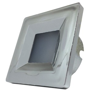 LED EMBUTIR MÓVEIS QUADRADA 35MM SMALLMOB 6000K CROMADO