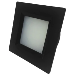 LED EMBUTIR MÓVEIS QUADRADA 60MM VASTMOB 3000K PRETA
