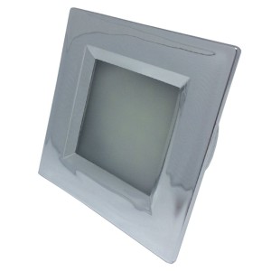 LED EMBUTIR MÓVEIS QUADRADA 60MM VASTMOB 6000K CROMADO