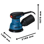 LIXADEIRA ROTO ORBITAL BOSCH GEX 125 280W