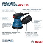 LIXADEIRA ROTO ORBITAL BOSCH GEX 125 280W