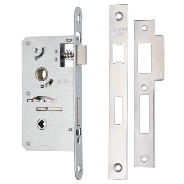 MÁQUINA FECHADURA PADO BANHEIRO 40MM 80B IXP