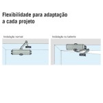 MOLA AÉREA DORMA MA200 HIDRÁULICA POTÊNCIA 4 PRATA