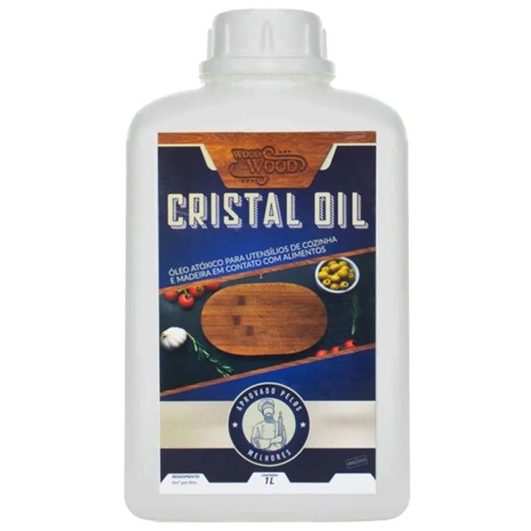ÓLEO CRISTAL OIL INCOLOR 1L WOOD WOOD