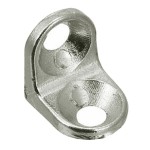 PACOTE C/100 CANTONEIRAS 2 FUROS 17X17 REFORÇADA NIQUELADA PACOTE C/100 CANTONEIRAS 2 FUROS 17X17 REFORÇADA NIQUELADA