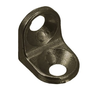 PACOTE C/100 CANTONEIRAS 2 FUROS 13X13 OURO VELHO