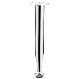 PÉ MOVEIS AÇO RENNA CÔNICO CROMADO 200MM COM REGULAGEM