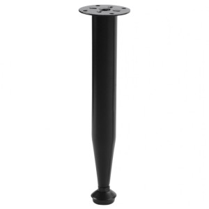 PÉ MOVEIS AÇO RENNA CÔNICO PRETO 200MM COM REGULAGEM