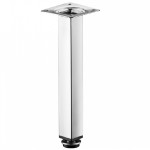 PÉ MOVEIS INOX RENNA QUADRADO POLIDO 200MM COM REGULAGEM