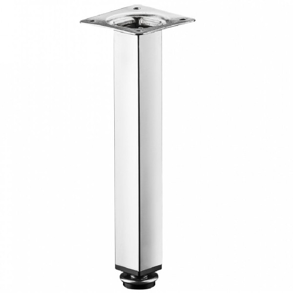 PÉ MOVEIS INOX RENNA QUADRADO POLIDO 200MM COM REGULAGEM
