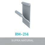 PERFIL ALUMÍNIO ROMETAL CAVA 18MM RM-214 6 MT NATURAL PERFIL ALUMÍNIO ROMETAL CAVA 18MM RM-214 6 MT NATURAL