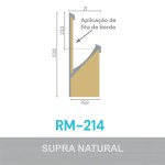 PERFIL ALUMÍNIO ROMETAL CAVA 18MM RM-214 6 MT NATURAL PERFIL ALUMÍNIO ROMETAL CAVA 18MM RM-214 6 MT NATURAL