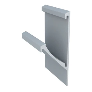 PERFIL ALUMÍNIO ROMETAL CAVA 18MM RM-214 6 MT INOX MATE