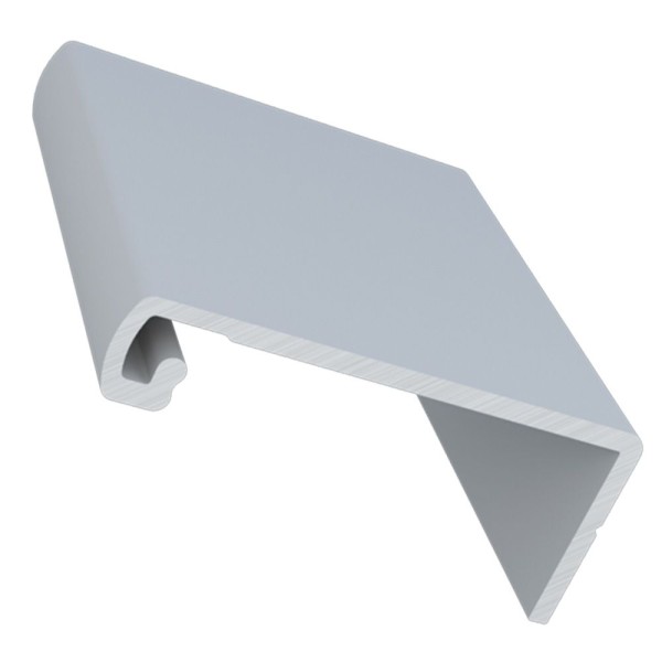 PERFIL ALUMÍNIO ROMETAL FACETATO RM-183 6 MT INOX MATE