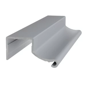 PERFIL ALUMÍNIO ROMETAL FACETATO SAFIRA 18MM RM-408 6 MT INOX MATE