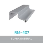 PERFIL ALUMÍNIO ROMETAL FACETATO SAFIRA 15MM RM-407 6 MT NATURAL