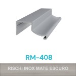 PERFIL ALUMÍNIO ROMETAL FACETATO SAFIRA 18MM RM-408 6 MT INOX MATE PERFIL ALUMÍNIO ROMETAL FACETATO SAFIRA 18MM RM-408 6 MT INOX MATE