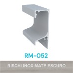 PERFIL ALUMÍNIO ROMETAL GOLA 15MM RM-052 6 MT INOX MATE