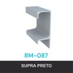 PERFIL ALUMÍNIO ROMETAL GOLA 15MM RM-087 6 MT PRETO