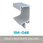 PERFIL ALUMÍNIO ROMETAL GOLA 18MM RM-046 6 MT INOX MATE PERFIL ALUMÍNIO ROMETAL GOLA 18MM RM-046 6 MT INOX MATE