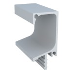 PERFIL ALUMÍNIO ROMETAL GOLA 18MM RM-046 6 MT INOX MATE PERFIL ALUMÍNIO ROMETAL GOLA 18MM RM-046 6 MT INOX MATE