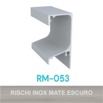 PERFIL ALUMÍNIO ROMETAL GOLA 18MM RM-053 6 MT INOX MATE PERFIL ALUMÍNIO ROMETAL GOLA 18MM RM-053 6 MT INOX MATE